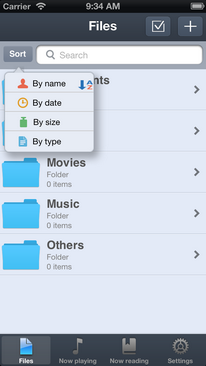 Sort Folders
